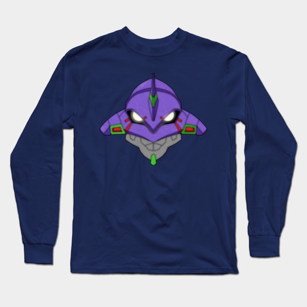 Pop Eva Unit 01 Long Sleeve T-Shirt by Gunpla